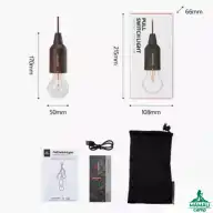 چراغ آویز حبابی شارژی نیچرهایک مدل NH21ZM002 اورجینال